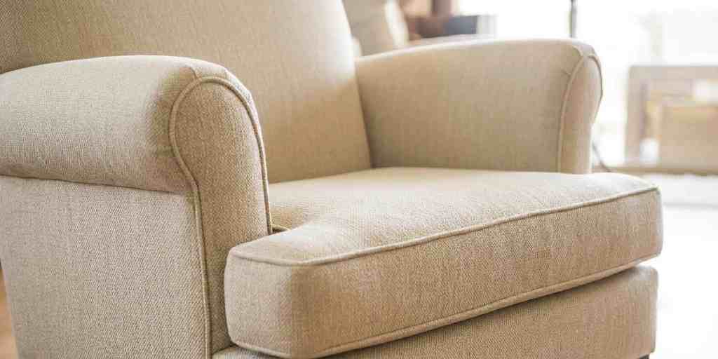 After – upholstered armchair steam cleaned and sanitised